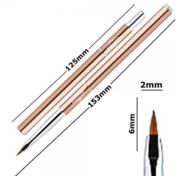 Designer Petal Nail Art Pinsel #1 - Katzenzunge Nageldesign Nägel Werkzeuge Nails Nagelstudio